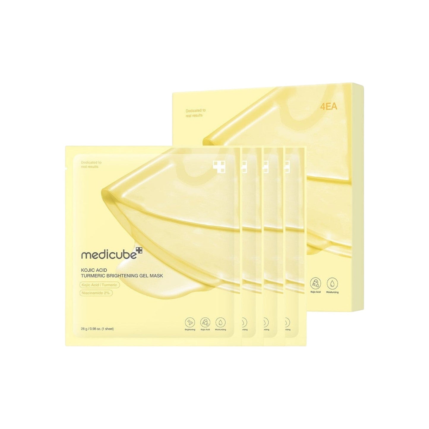MEDICUBE - Kojic Acid Turmeric Brightening Gel Mask