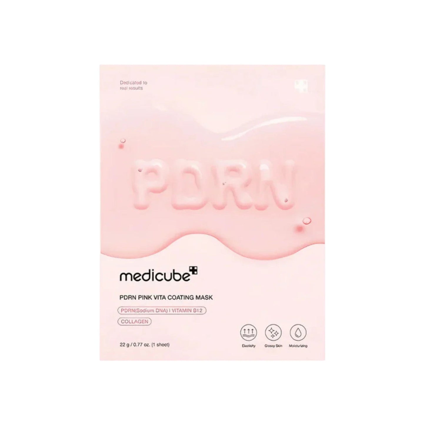 MEDICUBE PDRN Pink Vita Coating Mask – 22 g / Single