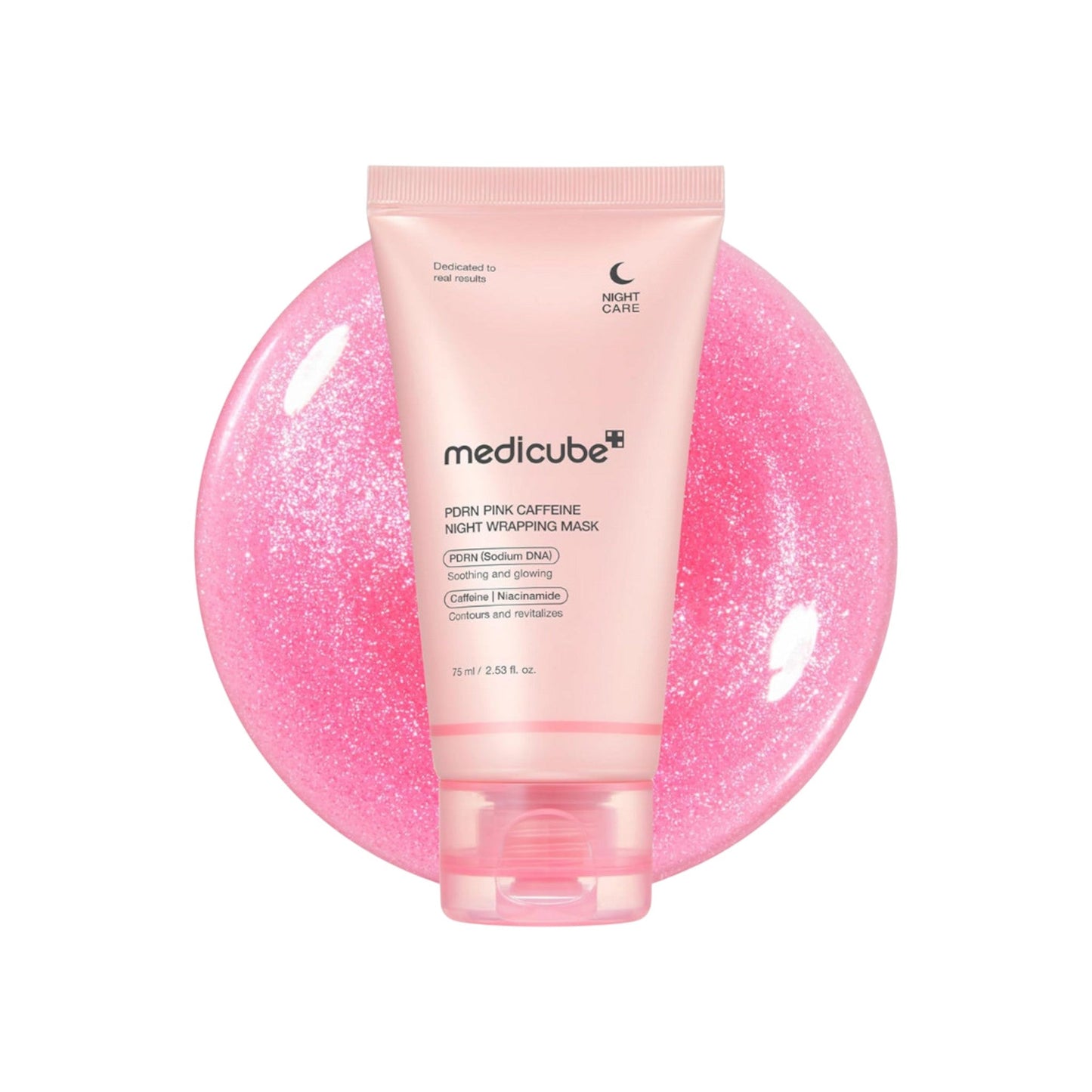 MEDICUBE PDRN Pink Caffeine Night Wrapping Mask – 80 ml