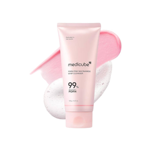 MEDICUBE PDRN Pink Niacinamide Whip Cleanser – 120 g