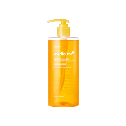 MEDICUBE - KOJIC ACID TURMERIC VITA BRIGHTENING BODY WASH 400ml