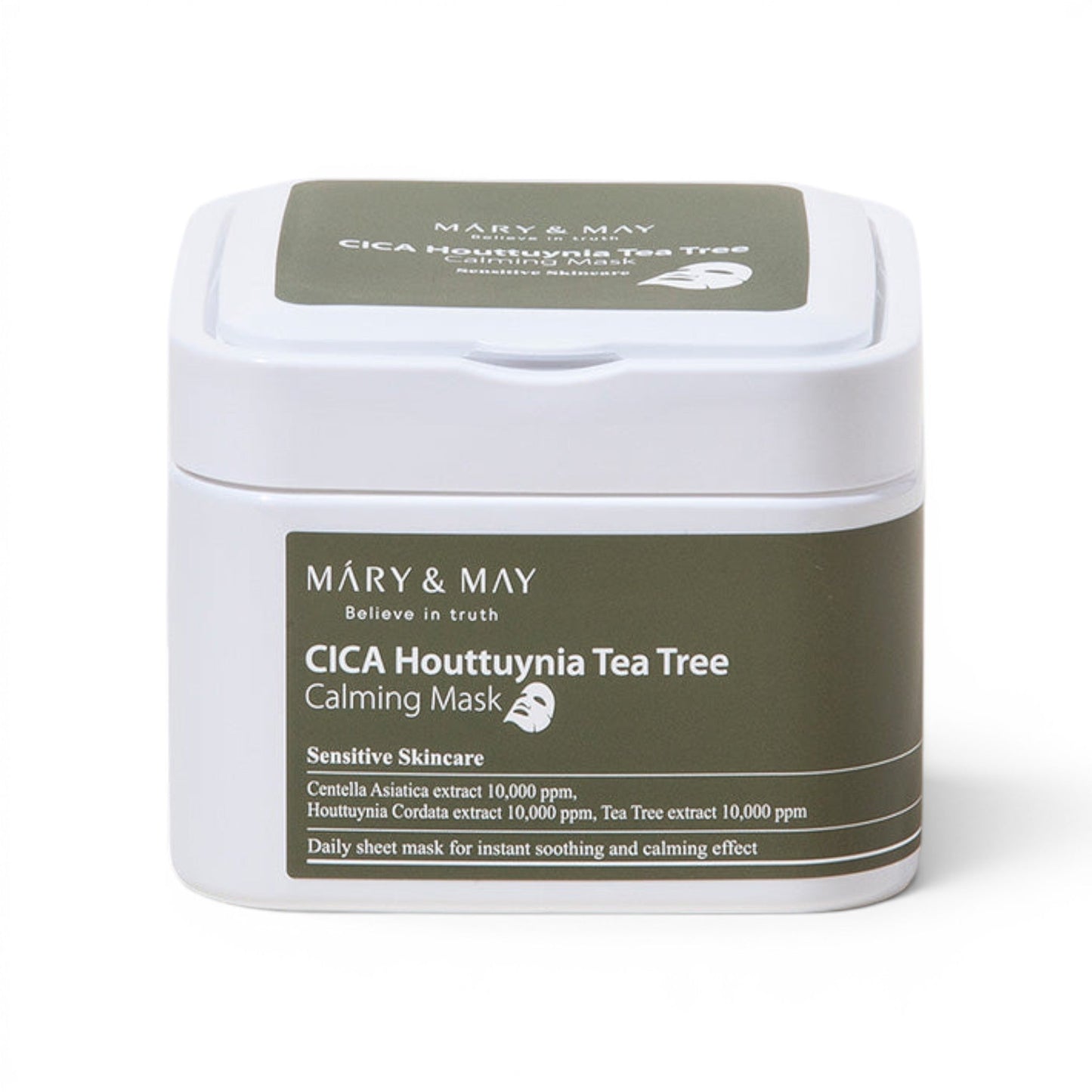 MARY & MAY - CICA Houttuynia Tea Tree Calming Mask 30pc