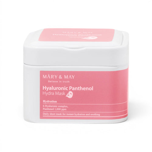 MARY & MAY - Hyaluronic Panthenol Hydra Mask 30pc