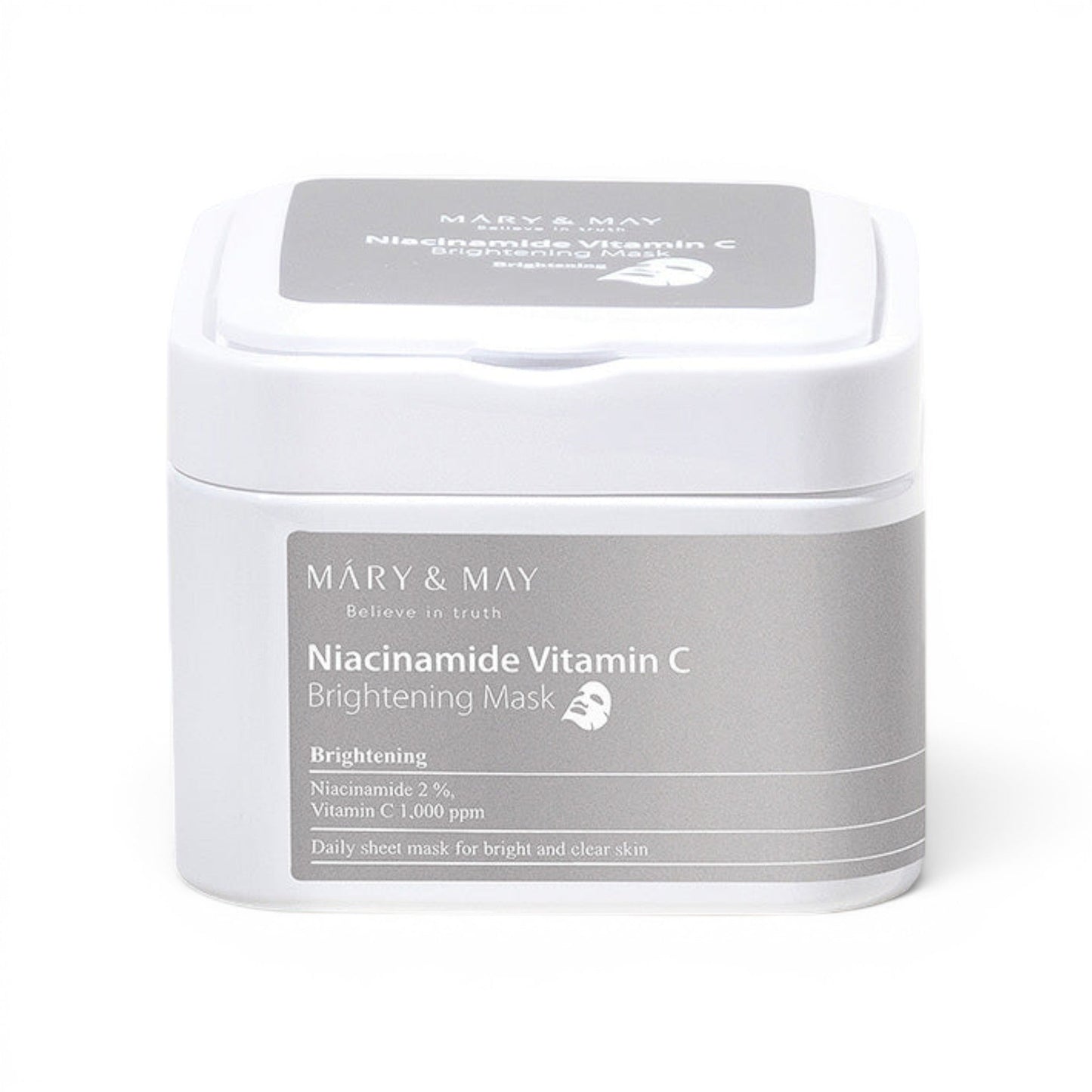 MARY & MAY - Niacinamide Vitamin C Brightening Mask 30pc