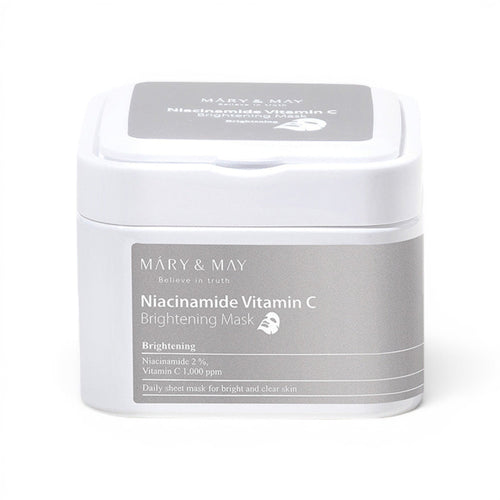 MARY & MAY - Niacinamide Vitamin C Brightening Mask 30pc