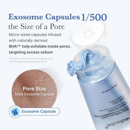MEDICUBE Zero Pore SA Clear Capsule Cleansing Foam – 120 g