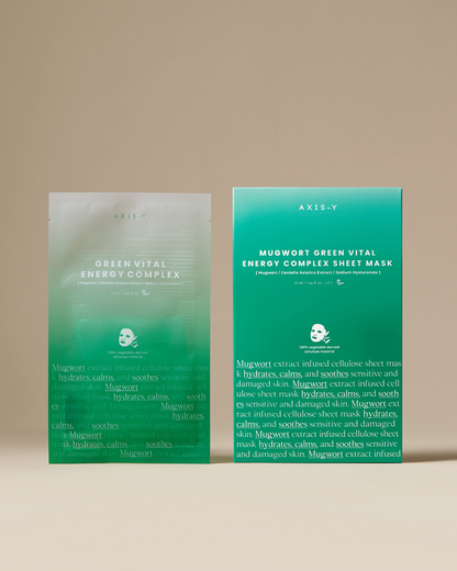 AXIS-Y - Mugwort Green Vital Energy Complex Hydrating and Soothing Sheet Mask