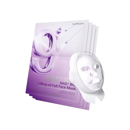 NUMBUZIN No.9 NAD Bio Lifting Full Cover Facial Mask – 4 Masks / Pack