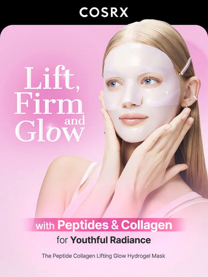 COSRX - The Peptide Collagen Lifting Glow Hydrogel Mask 34g x 3