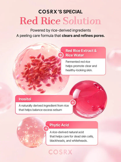 COSRX - Red Rice Inositol Exfoliating Care Pore Wash-Off Peel Serum 80ml