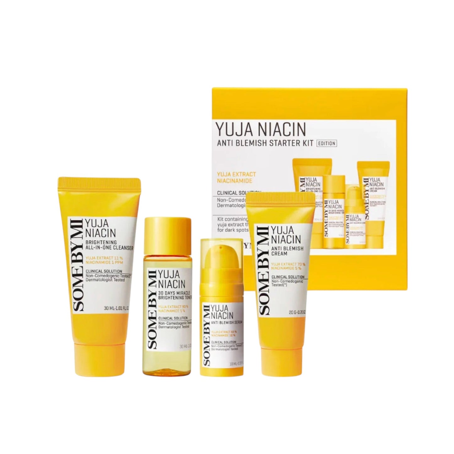 SOME BY MI - Yuja Niacin Anti Blemish Starter Kit 4pcs