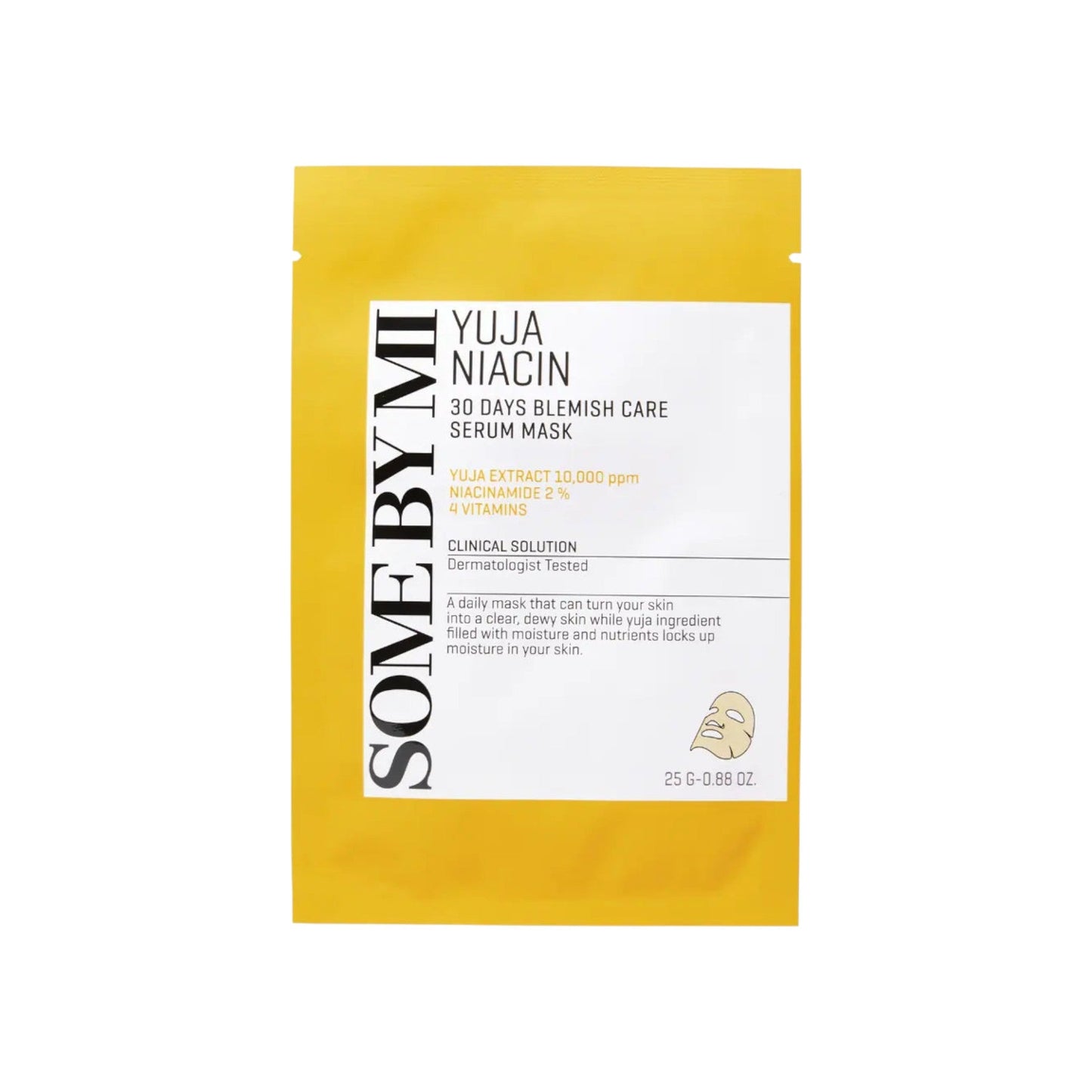 SOME BY MI Yuja Niacin 30 Days Blemish Care Serum Mask – 25 g (Single)