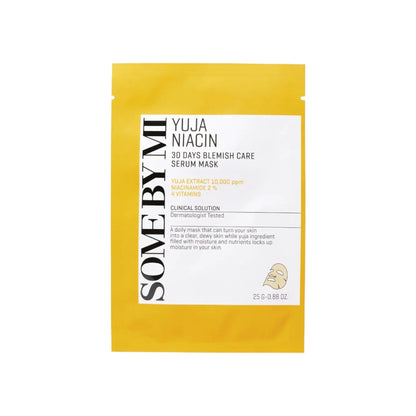 SOME BY MI Yuja Niacin 30 Days Blemish Care Serum Mask – 25 g (Single)