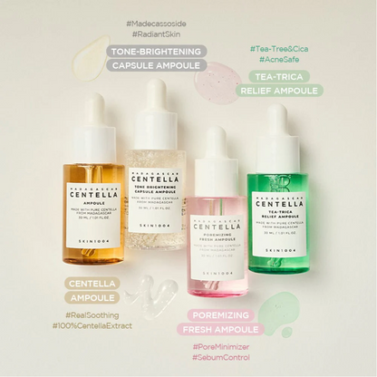 SKIN1004 Madagascar Centella Ampoule Kit – 30 ml x 4