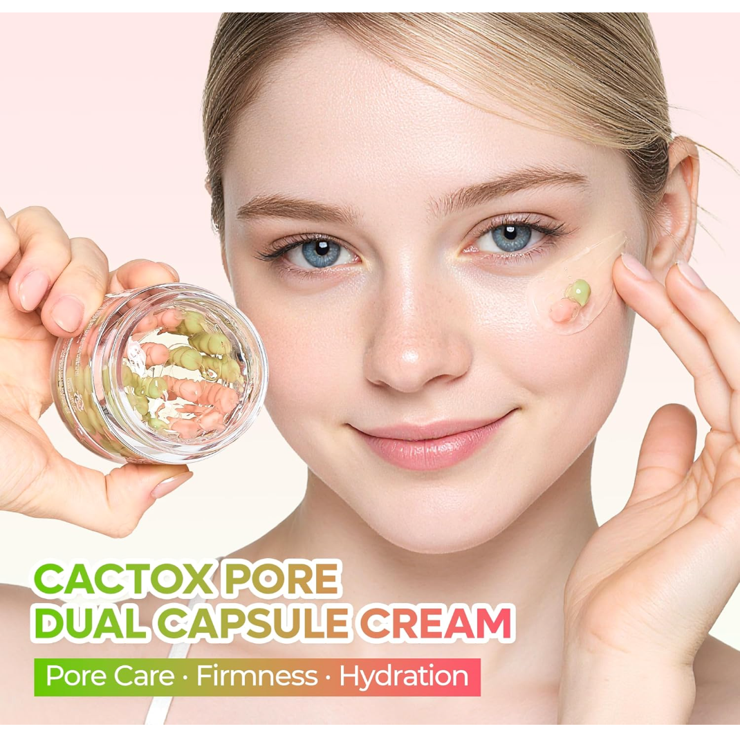 DR MELAXIN - Cactox Pore Relief Dual Capsule Cream 65g