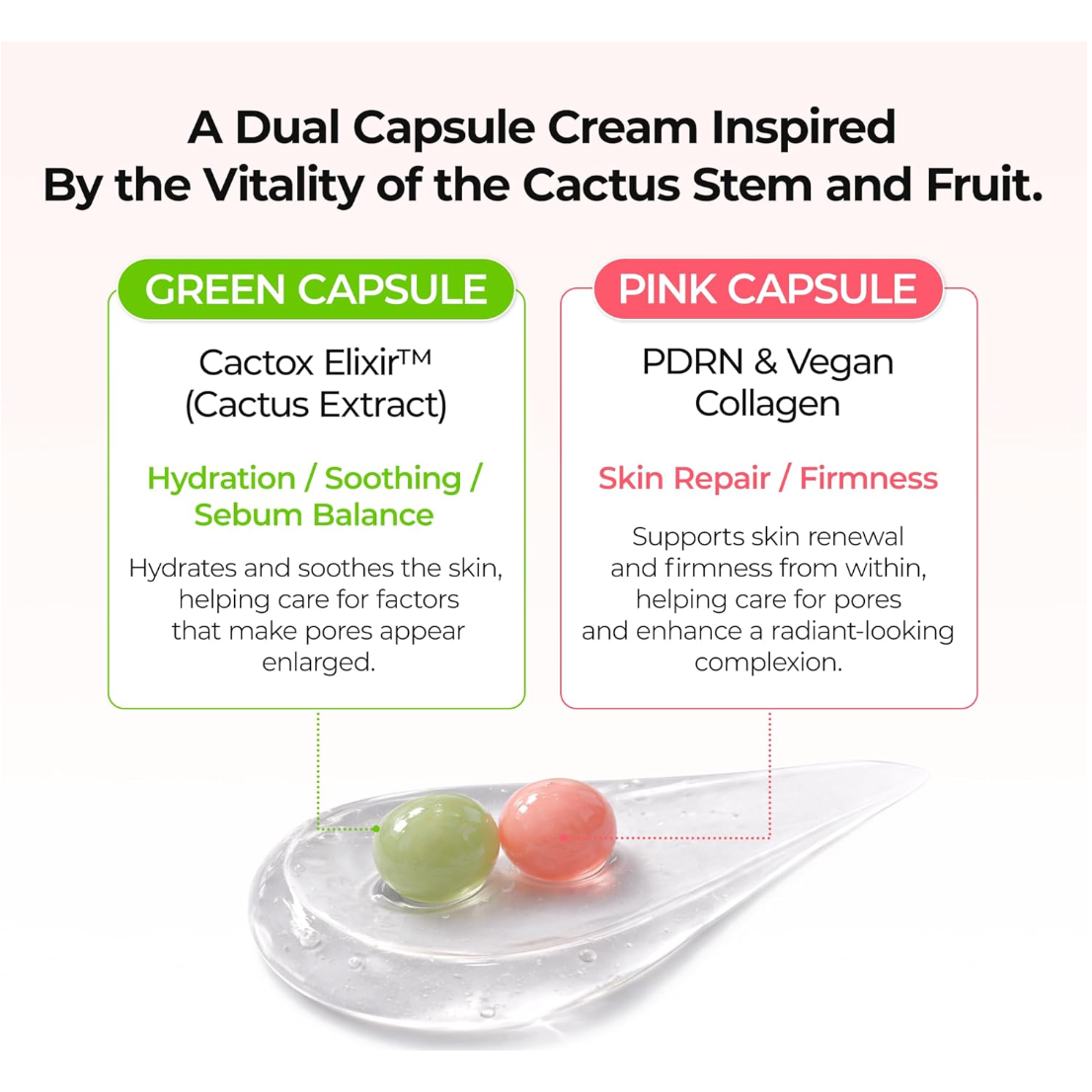 DR MELAXIN - Cactox Pore Relief Dual Capsule Cream 65g