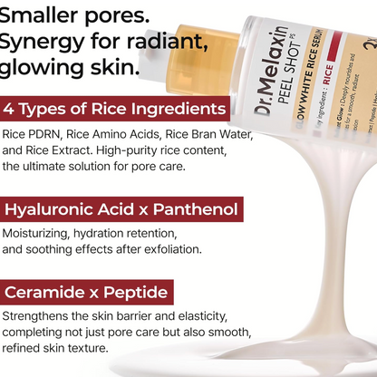 DR MELAXIN - Peel Shot Rice Serum 30ml