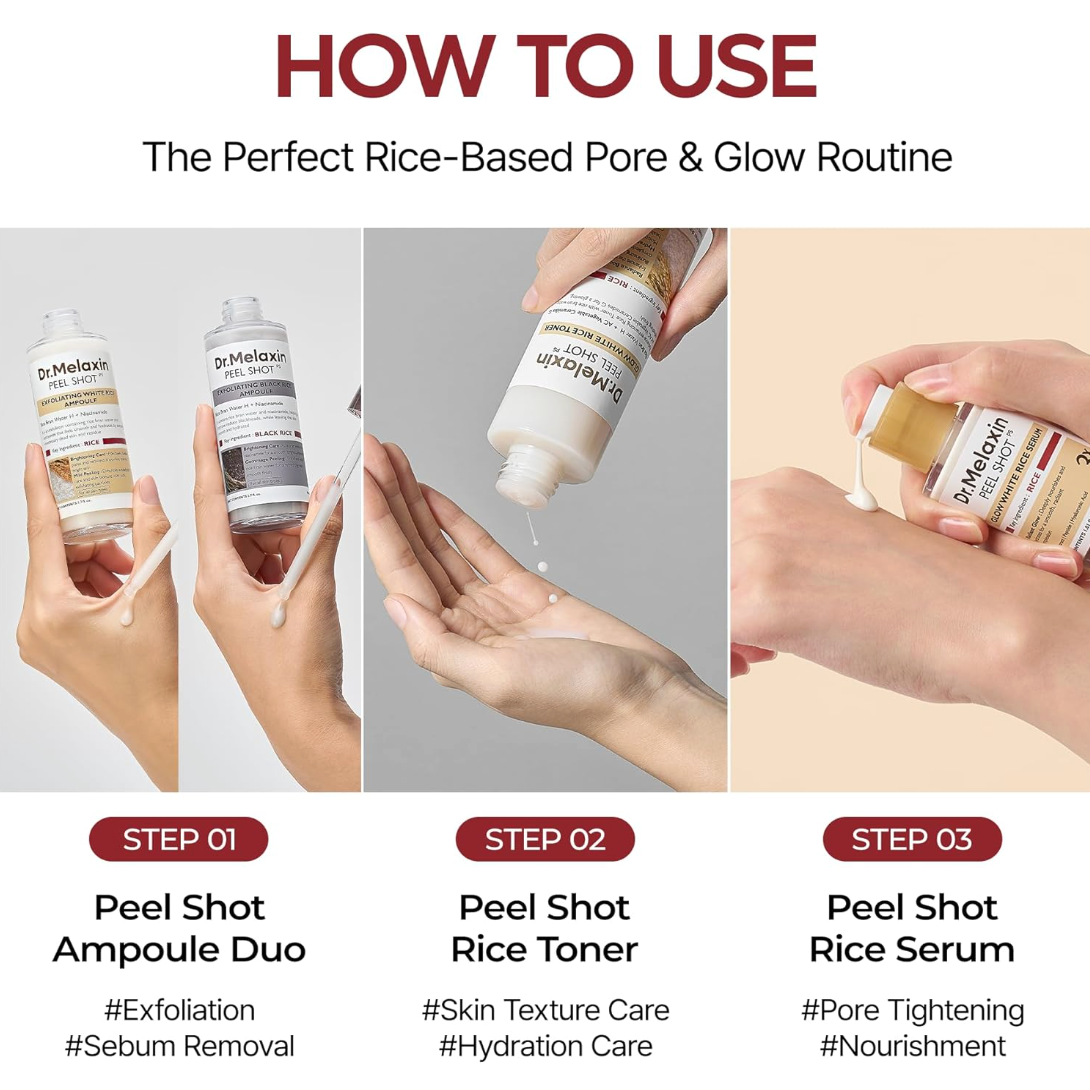 DR MELAXIN - Peel Shot Rice Serum 30ml