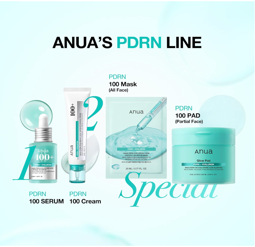 ANUA PDRN Hyaluronic Acid Capsule 100 Serum Mask 23mlx10ea