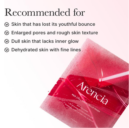 ARENCIA - Red Collagen Jello Mask Set 25g x 4ea