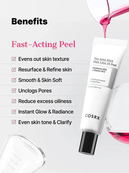 COSRX - The AHA BHA PHA LHA 35 Peel 30ml