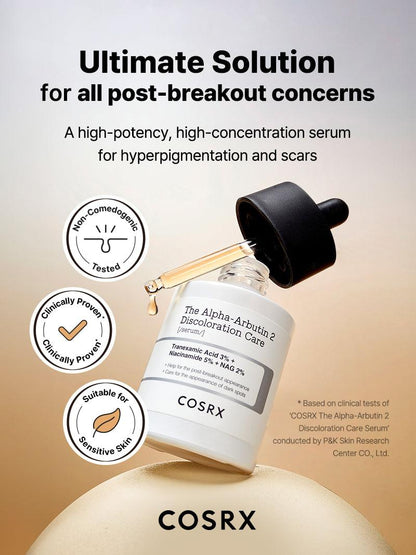COSRX - The Alpha-Arbutin 2 Discoloration Care Serum 20ml
