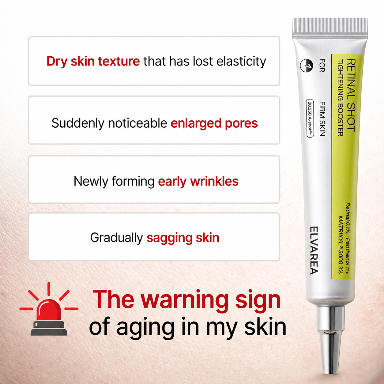 ELVAREA Retinal Shot Wrinkle Repair Cream