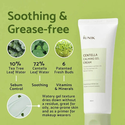 iUNIK Centella Calming Gel Cream – 60 ml
