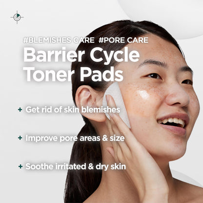 P.CALM - Barrier cycle Toner Pad 160ml (60EA)