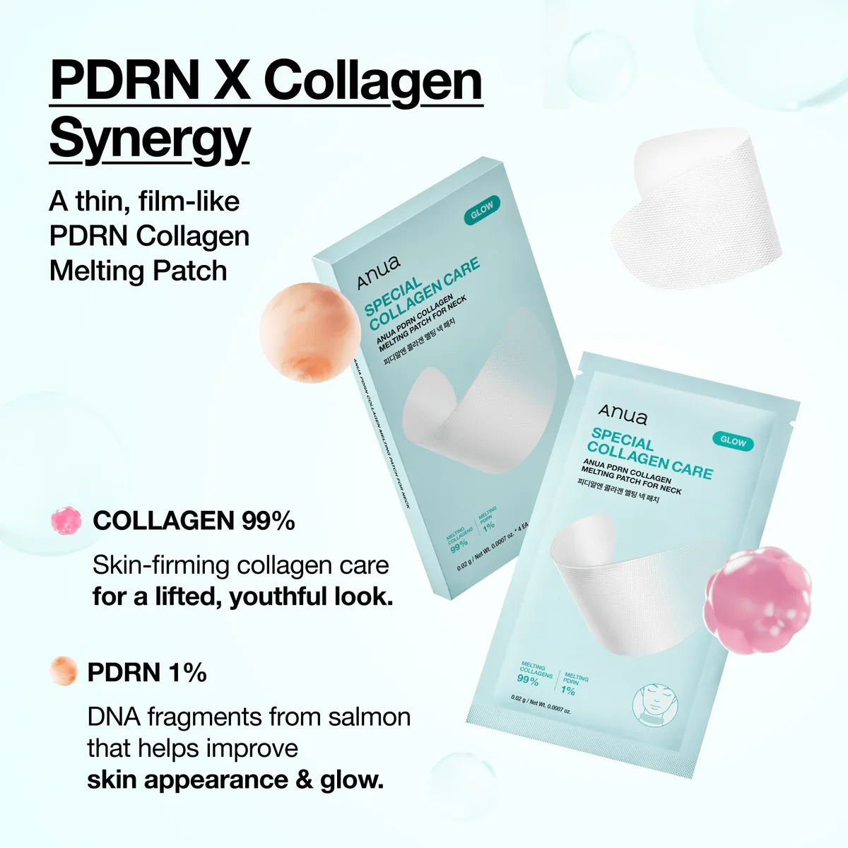 ANUA - PDRN Collagen Melting Neck Patch 4 pcs