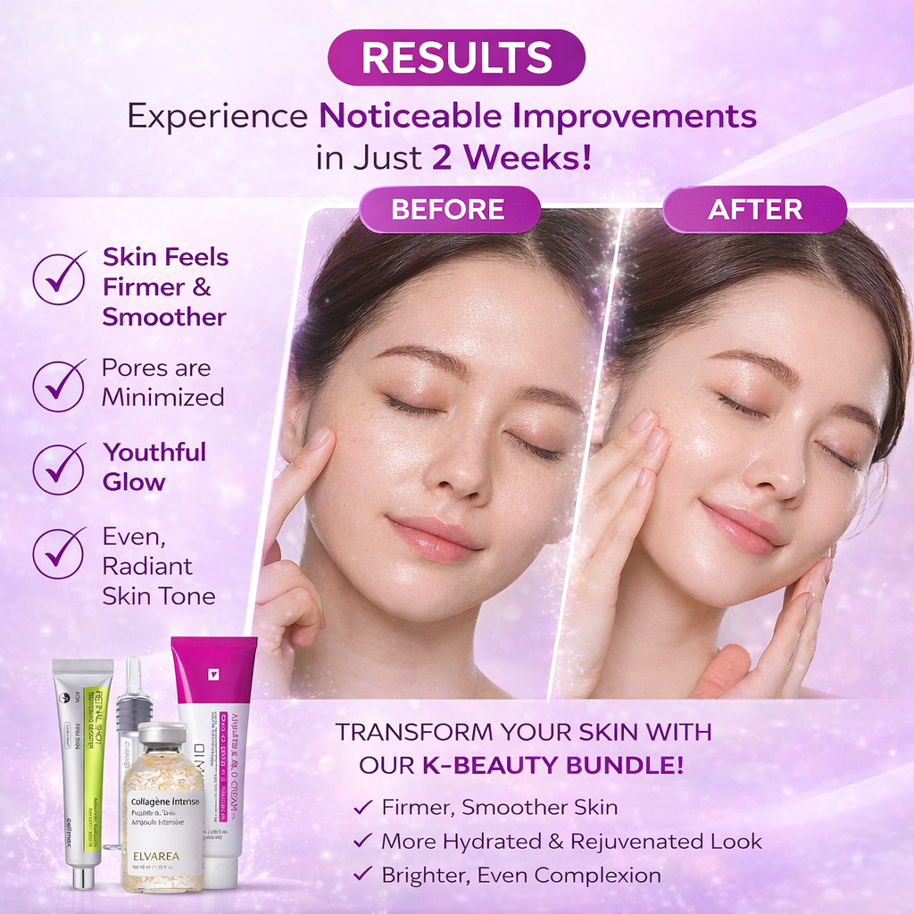 Elvarea 3-in-1 Skincare Bundle – Firm, Bright & Hydrate