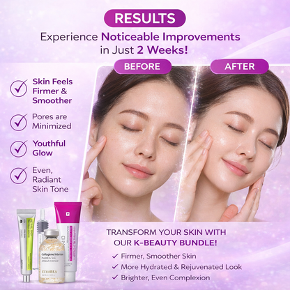 Elvarea 3-in-1 Skincare Bundle – Firm, Bright & Hydrate