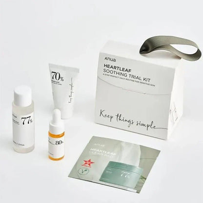 ANUA Heartleaf Soothing Trial Kit - 4 components