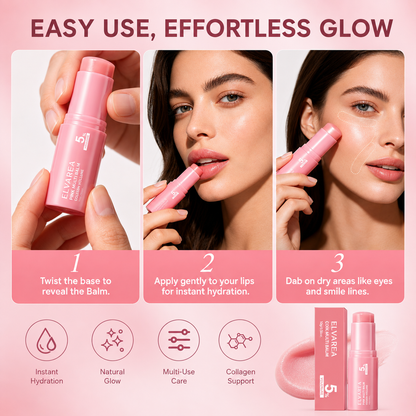 ELVAREA Pink Collagen Multi Balm Stick