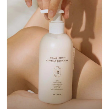 HEVEBLUE Salmon Fruity Centella Body Cream – 200 ml
