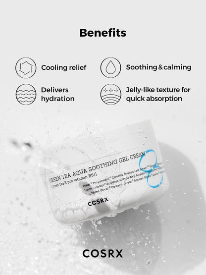 COSRX - Hydrium Green Tea Aqua Soothing Gel Cream 50 ml