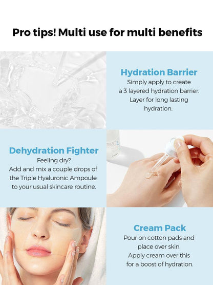 COSRX - Hydrium Triple Hyaluronic Moisture Ampoule 40ml