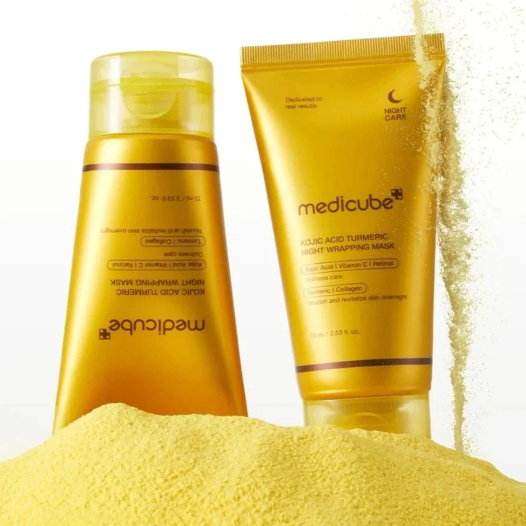 MEDICUBE Kojic Acid Turmeric Night Wrapping Mask – 75 ml