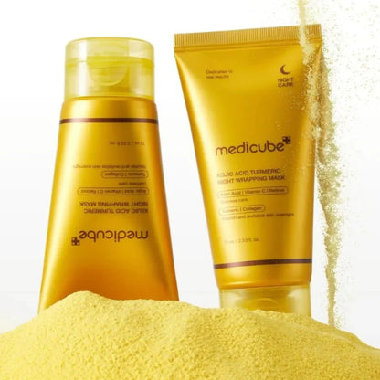 MEDICUBE Kojic Acid Turmeric Night Wrapping Mask – 75 ml