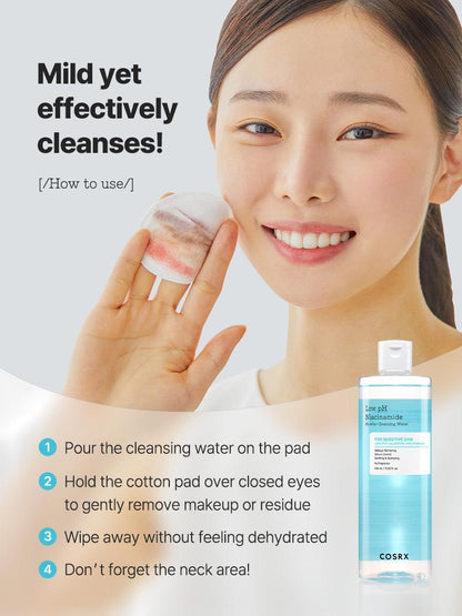 COSRX - Low pH Niacinamide Micellar Cleansing Water