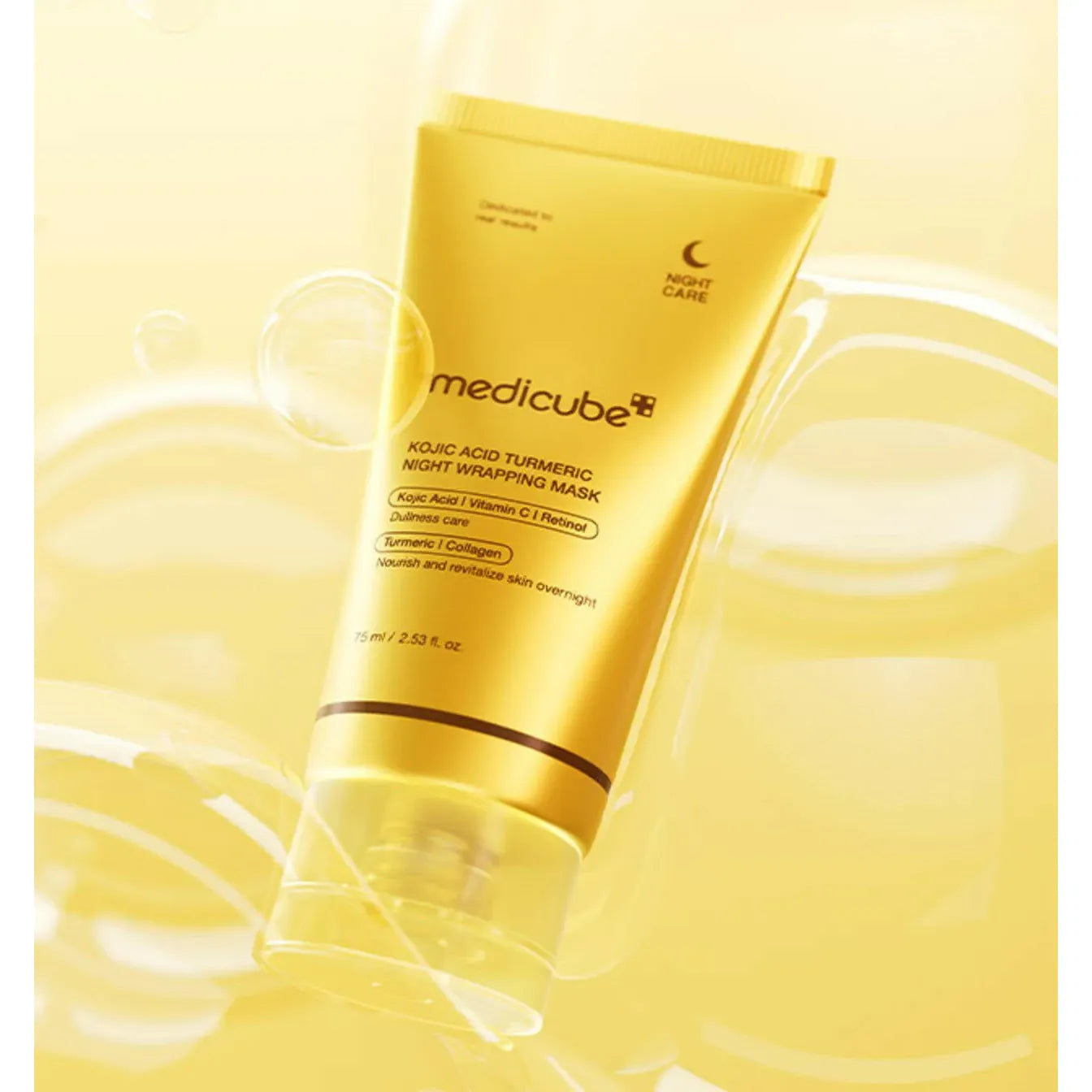 MEDICUBE Kojic Acid Turmeric Night Wrapping Mask – 75 ml