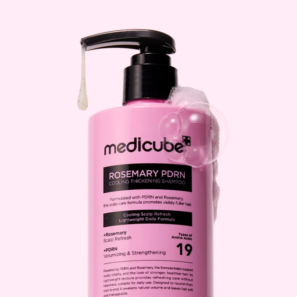 MEDICUBE – Rosemary PDRN Cooling Thickening Shampoo 400ml