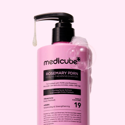 MEDICUBE – Rosemary PDRN Cooling Thickening Shampoo 400ml