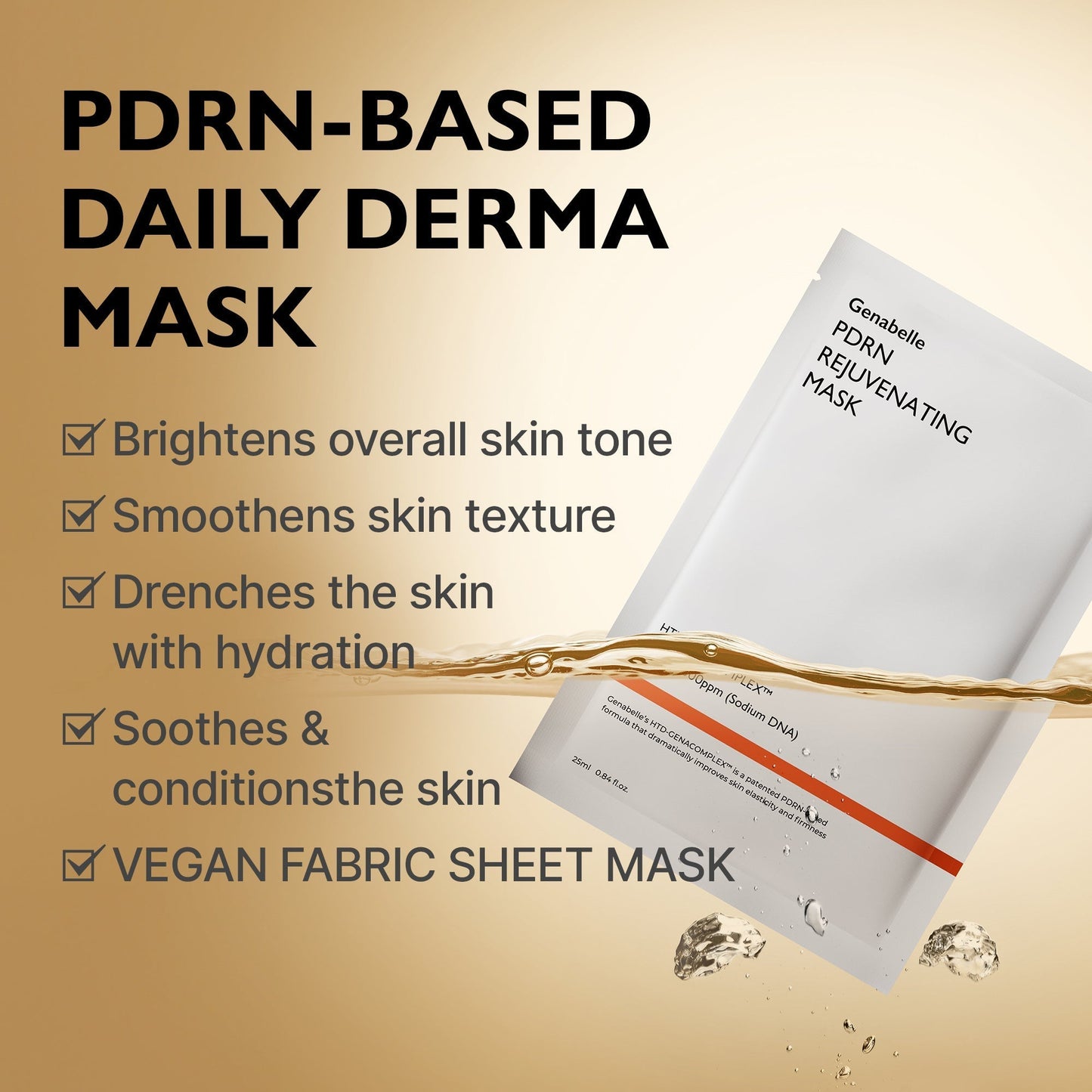 Genabelle - PDRN Rejuvenating Mask Sheet 5pcs