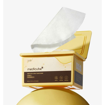 MEDICUBE Deep Vita C Daily Quick Mask – 30 Masks / Box